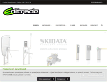 Tablet Screenshot of editrade.si